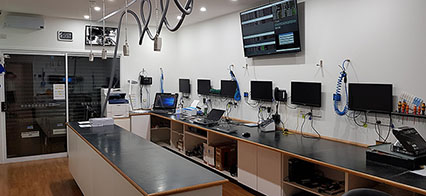 Our state of the art workshop in Mitchell Our state of the art workshop